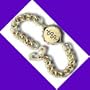SOS Emergency Medical ID Bracelet, women's 18k gold-finish