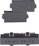 DiMarzio DP126 P+J Neck and Bridge Bass Pickup Set, Black