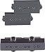 DiMarzio DP126 P+J Neck and Bridge Bass Pickup Set, Black