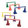 Set of 6 Color Cone and Foam Crossbar Set - Practice Equipment