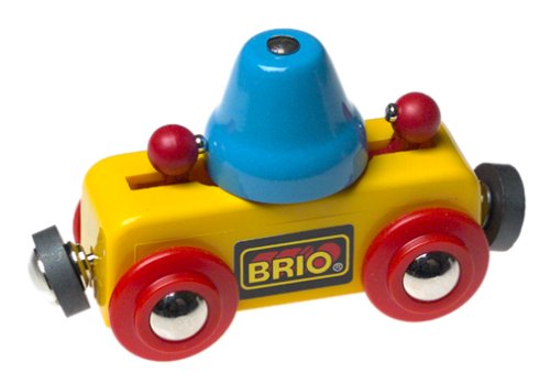 Childrens Toyshop  Toys : BRIO 33227 Wooden Railway System: Chiming Bell Wagon