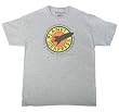 Futurama Planet Express Emblem Logo Ash T-shirt