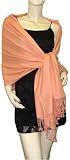 Pure Pashmina Wrap Coral 3 Ply