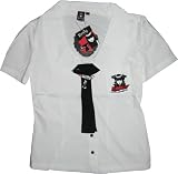 Emily the Strange juniors White Lightening Strikes School Blouse
