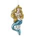 Hand Blown Glass Mermaid Ornament
