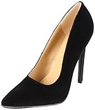 IMAGE OF The Highest Heel Women's Hottie Stiletto,Black Velvet,8 M US