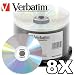 Electronics : Verbatim Shiny Silver DataLife Plus 8x DVD-R Spindle, 50 Discs