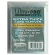 Ultra-PRO Extra Thick Card Sleeves for Thick Jersey or Memorabilia Sports Trading Cards