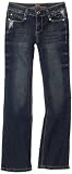 419J8yVYrKL. SL160  Almost Famous Girls 7 16 Bootcut Jean, Indigo, 14