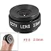 Gino Surveillance Camera Fixed 118 Degree 2.5mm CCTV Lens F2.0