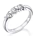 Sirena Three-Diamond Ring 1/3ctw