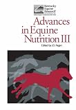 View Book 'Advances in Equine Nutrition III' 