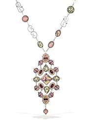 Amour Necklace in Antique Pink, Purple and Ivory from The Artazia Collection - N2911