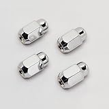 Gorilla Automotive Products 71177: Lug Nuts, Conical Seat, 7/16 in. x 20 RH, Closed End, Chrome Plated Steel, Set of 4
