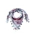 Promod Print-Schal mit Pompons