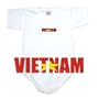 Baby Bodysuit White " Flag Vietnam " Country