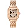 Deco Safari Tiger Diamond Rose Gold Plated Bracelet