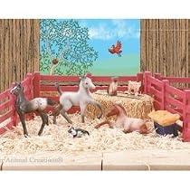 Breyer Stablemates Kitten and Foal Play Set