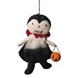 Warm and Scary Vampire Halloween Ornament