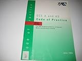 Code of practice for GCE A and AS examination