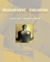 Measurement and Evaluation in Physical  Education and Exercise Science (5th Edition)