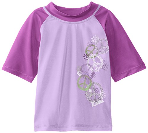 Kanu Surf Girls 2-6X Peace and Love Upf 50+ Rashguards