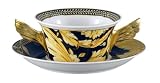 Versace by Rosenthal Vanity Cream Soup Cup & Saucer