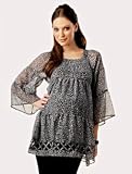 Motherhood Maternity: Loved By Heidi Klum 3/4 Sleeve Babydoll Maternity Tunic