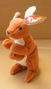 Amazon.com: TY Beanie Babies Pouch the Kangaroo Stuffed