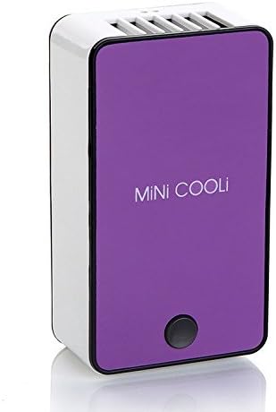 Phoenixnet® New Portable USB Rechargeable Mini Air Conditioning Fan Handheld Mini Air Conditioner Fan, Purple