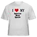 I Love/Heart American Water Spaniel Youth T-Shirt (for Kids) Various Colors Available