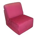 Teen Chair- Red Microsuede