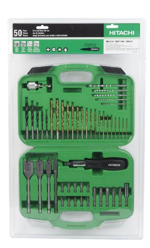 Hitachi 799961 Drill And Drive Bit Set, 50-Piece