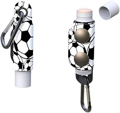 Snaps Lip Balm Holder, Soccerballs * 5 Item Gift Value Pack (Soccer balls)