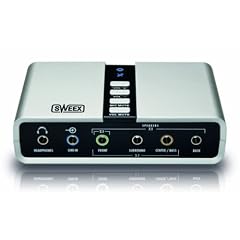 SWEEX  7.1 External USB Sound Karte SPDIF Optical in out