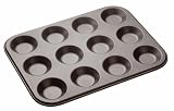 Review Kitchen Craft KCMCHB29 / Master Class Non-Stick Twelve Hole Shallow BunT in 23cm x 31cm