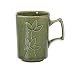 Retro Embossed Mugs - Green (Set of 6)