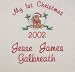 Baby's First Christmas Personalized Baby Blanket - One Size
