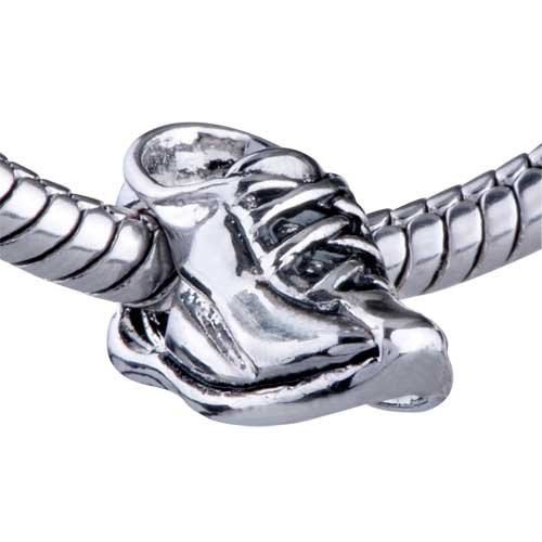 Pandora Style Bead Running Shoe European Charm Bead Symbol Fits Pandora Bracelet