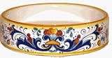 Ricco Deruta Italian Rimmed Coaster/Candle Holder