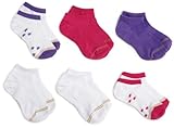 Gold Toe Girls 7-16 6 Pack Floral Liner socks