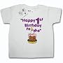 Dirty Fingers  Happy 1st Birthday to Me  Baby & Toddler T-shirt 12-18 months, White