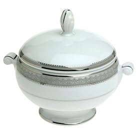 Mikasa Platinum Crown Covered Sugar Bowl by Mikasa