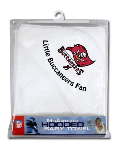 Tampa Bay Buccaneers Hooded Baby Towel (White)
