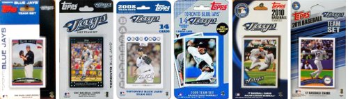 MLB Toronto Blue Jays 6 Different Licensed Trading Card Team Sets