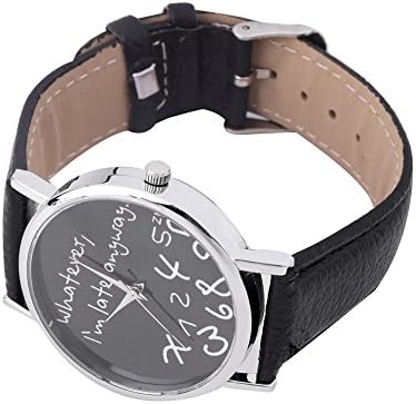 watch man womenWhatever I Am Late Anyway Wrist Watches Gifts Dressing Wristwatches Gift new sale