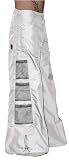Ghast 32 Fat Bottom Raver Pants (White), Wide Leg Rave Pants, Dance Team Pants