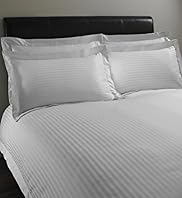 Autograph Plain Dye Windsor Striped Duvet Cover