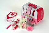 Klein - 4812 - Imitations - Vétérinaire - Mallette Barbie avec Chat en Peluche et Accessoires