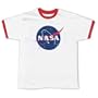 Nasa - Meatball Logo Ringer T-Shirt - Medium
